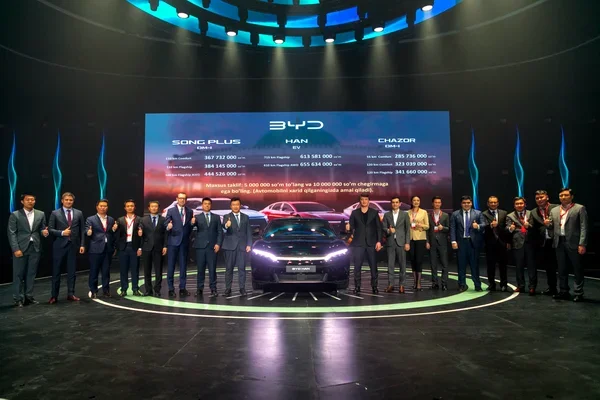 BYD cars are officially presented in Uzbekistan