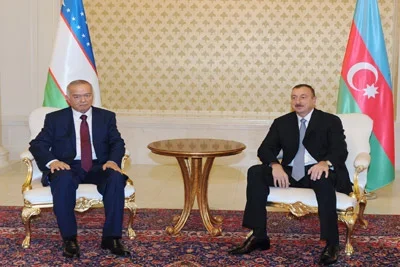 President of Azerbaijan congratulates Islam Karimov with election victory