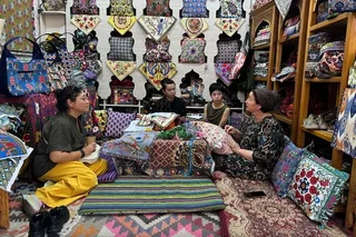 Japanese NHK creative team visits Uzbekistan