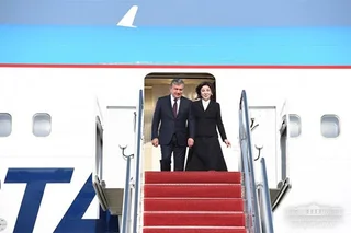 Президент Шавкат Мирзиёев Вашингтонга келди