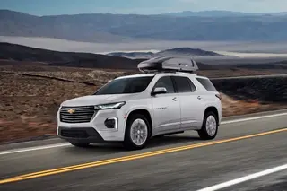 Updated Chevrolet Traverse 2022 already on the roads of Uzbekistan