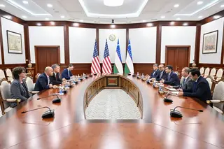 Бахтиёр Саидов встретился с сенатором США Стивом Дэйнсом