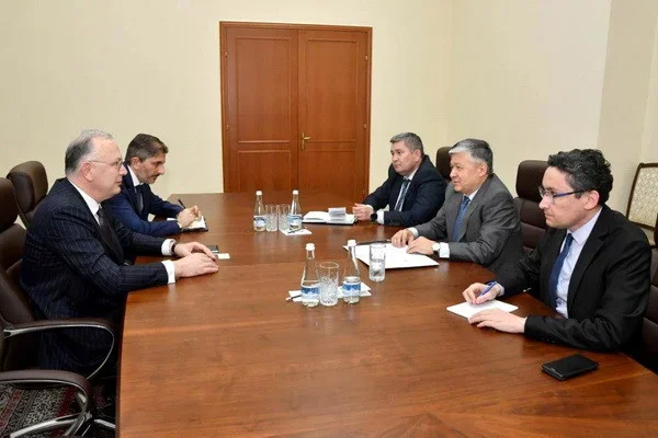 Bakhrom Aloev receives the Ambassador of Georgia