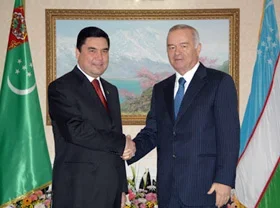 Turkmen president back home from Uzbek visit