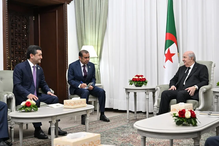 Algeria's Tebboune Receives Uzbek FM Saidov, Pledges Deeper Ties