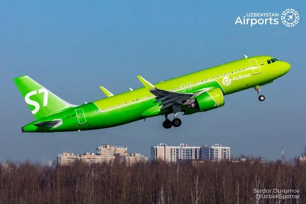 S7 Airlines откроет рейсы из Новосибирска и Иркутска в Андижан