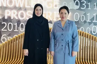 A meeting takes place with the Director of the Federal Competitiveness and Statistics Center