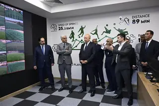 AFC Delegation Visits Football Centre and Stadium in New Tashkent