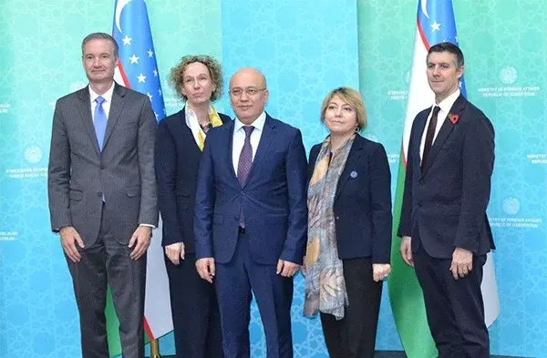 Uzbek MFA hosts a meeting with the Permanent Representatives of Great Britain, Germany, France and the United States to the OSCE