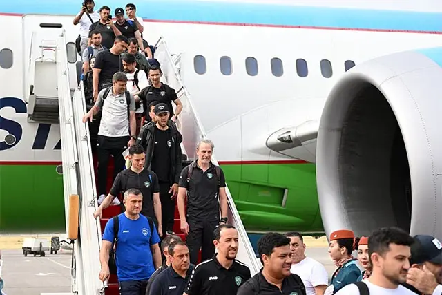 O‘zbekiston terma jamoasi Jahon chempionatiga chiqqani munosabati bilan Toshkentda tantanali kutib olindi
