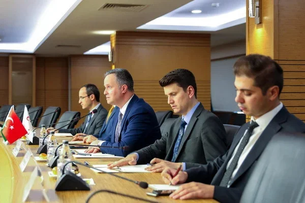 A meeting was held in Ankara with the President of the Turkish Cooperation and Coordination Agency