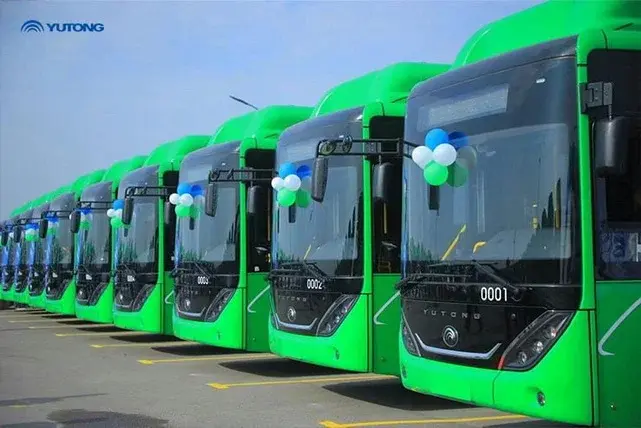 Фарғонага 12 та янги YUTONG автобуслари келди