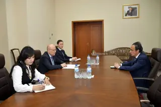 Furkat Sidikov receives the Italian Ambassador to Uzbekistan