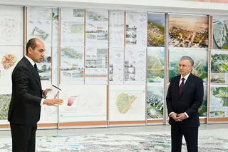 The draft master plan of Tashkent City 2045 considered