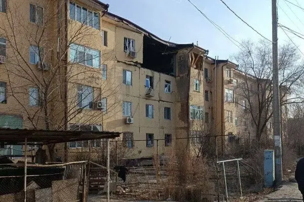 Gas explosion occurred in a 4-storey building in Nukus