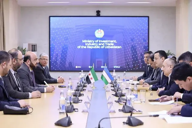 Oʻzbekiston va Suriya savdo va investitsiya hamkorligini kengaytirish masalalarini muhokama qilmoqda