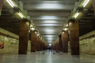 A man threw himself under a train in Tashkent Metro