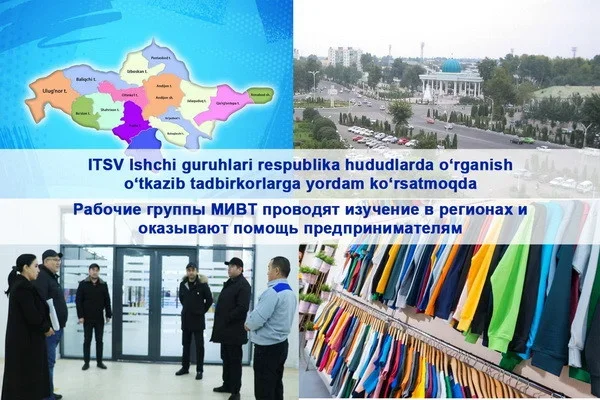 Рабочие группы МИВТ проводят изучение в регионах и оказывают помощь предпринимателям