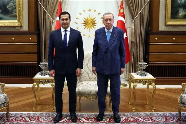 Turkish president receives high-level Uzbek official
