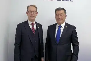 Vladimir Norov meets with the Minister of Foreign Affairs of the Kingdom of Sweden