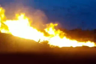 A gas well was opened at the Tegirmon field