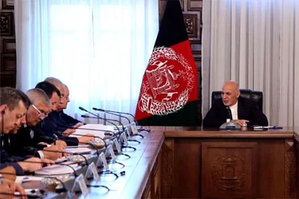 Uzbek delegation holds talks with Afghan President