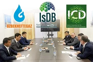 A meeting takes place between representatives of Uzbekneftegaz and the Islamic Development Bank