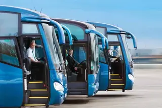 Share of passenger road transport services in transport services