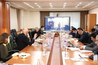 Meeting with representatives of international financial institutions and the United Nations Development Program to discuss the creation of a "Green" Fund