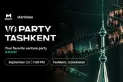 VC Party возвращается в Ташкент: главная венчурная вечеринка Центральной Азии пройдет 23 сентября