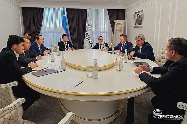 A meeting was held at the UzbekCosmos Agency with the delegation of Tatarstan