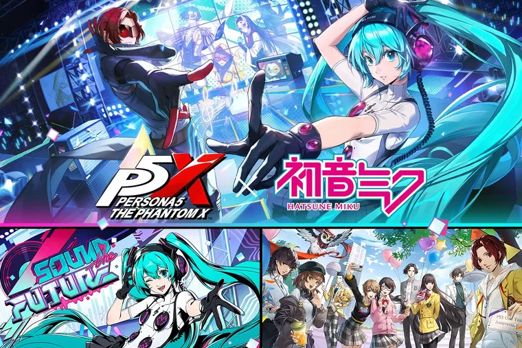 Persona5: The Phantom X Version 4.4 Launches with Global Hatsune Miku Collaboration and 1st Anniversary Celebration