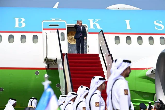 O‘zbekiston Prezidenti Donald Tramp bilan uchrashuv uchun Vashingtonga jo‘nab ketdi