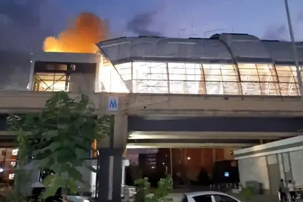 На станции метро в Ташкенте произошло возгорание