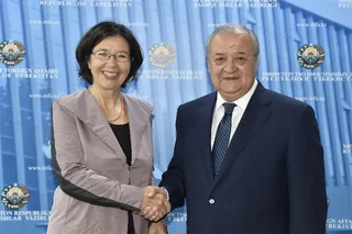 Abdulaziz Kamilov receives delegation of OSCE Parliamentary Assembly