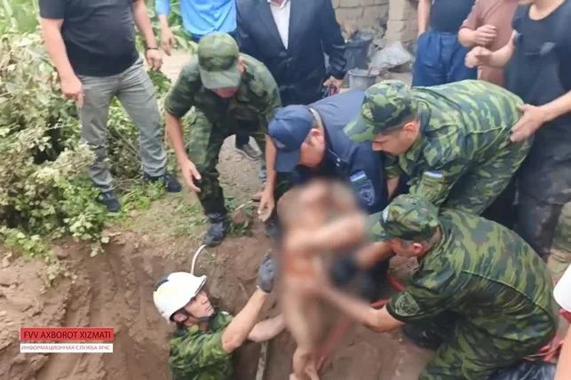 Child rescued after falling into pipe in Tashkent region