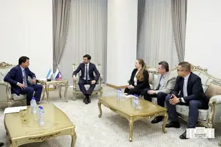 Meeting with the delegation of Leningrad region
