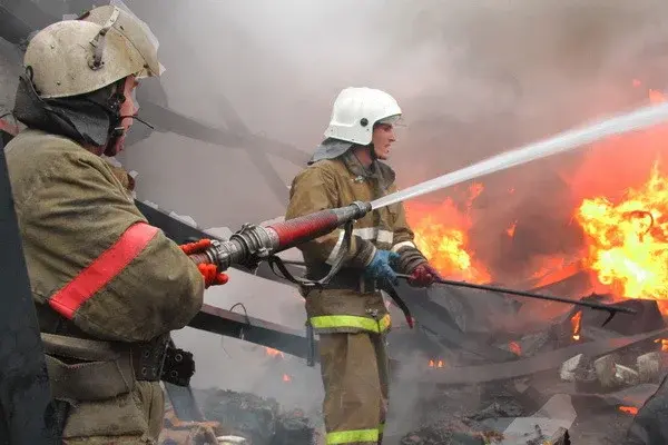 A fire broke out in the Kuva shopping mall
