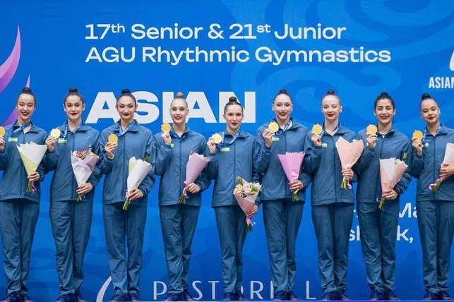 O‘zbekiston gimnastikada Osiyo chempionatida 16 medal oldi