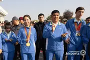 Паралимпийцев Узбекистана встретили в аэропорту Ташкента