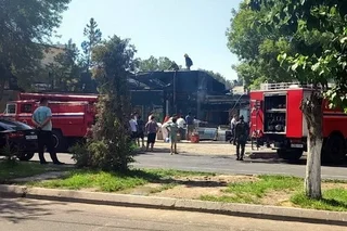 МЧС: Пострадавших в результате пожара в Яшнабадском районе нет