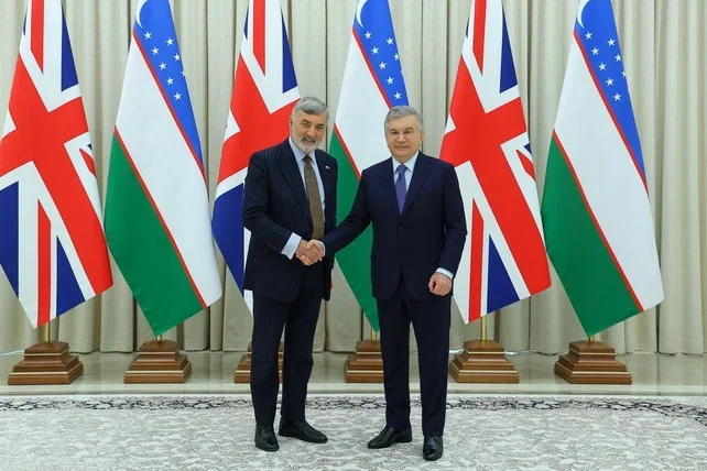 Oʻzbekiston Prezidenti Buyuk Britaniya delegatsiyasini qabul qildi