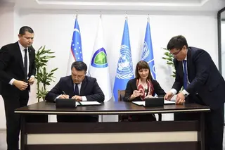 UNDP and UNECE step forward to support Yashil Makon/Green Nation Initiative
