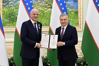O‘zbekiston Prezidenti FIFA bilan sheriklikni kengaytirish muhimligini ta’kidladi