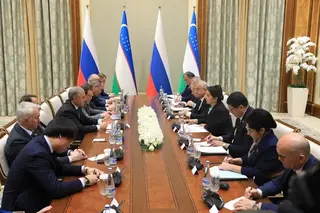 Chairperson of the Senate holds a meeting with the Chairperson of the State Duma of the Federal Assembly of the Russian Federation