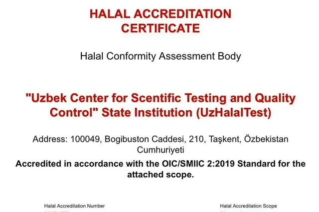 Uzbekistan Establishes First Internationally Accredited Halal Certification Body