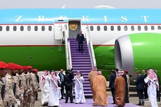 President of Uzbekistan arrives in Saudi Arabia