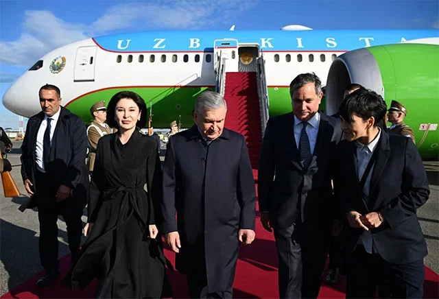 President of Uzbekistan arrives on official visit to Hungary