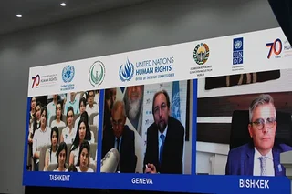 The first dialogue of students of Uzbekistan with the UN High Commissioner for Human Rights