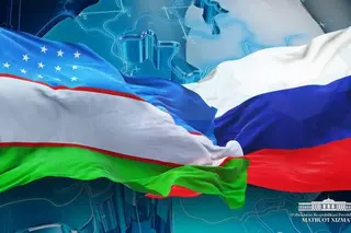 An exchange of views takes place on topical issues of Russian-Uzbek cooperation